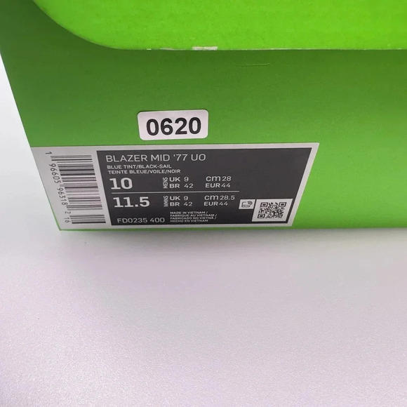 Nike Mens Shoes Blazer Mid \'77 University Of Oregon Sneakers Blue 10 FD0235400 main image 7